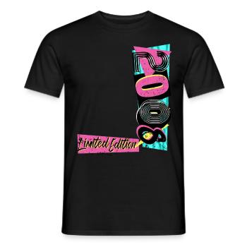 Limited Edition 2008 Year 2008 80s 90s - Men's T-Shirt - black - Front - AI Model Male 178 light (178cm)