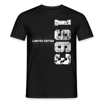 Limited Edition 1963 Year of Birth 1963 Gift - Men's T-Shirt - black - Front - AI Model Male 178 light (178cm)