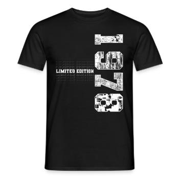 Limited Edition 1978 Year of Birth 1978 Gift - Men's T-Shirt - black - Front - AI Model Male 178 light (178cm)