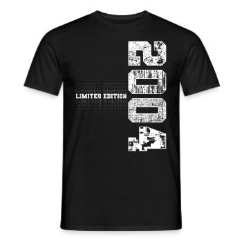 Édition limitée 2004 Année de naissance 2004 Cadeau - T-shirt homme - noir - Devant - AI Model Male 178 light (178cm)