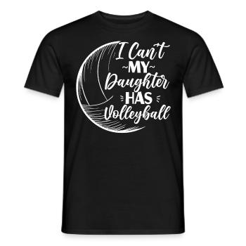 Volleyball Player Team Daughter - Men's T-Shirt - black - Front - AI Model Male 178 light (178cm)