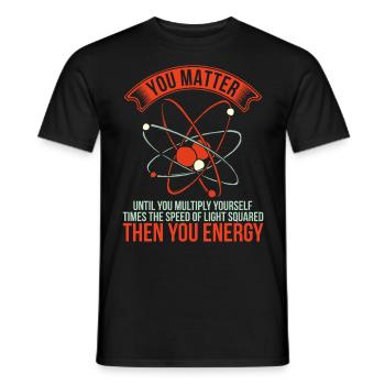 You Matter Until You Multiply - Männer T-Shirt - Schwarz - Vorne - AI Model Male 178 light (178cm)