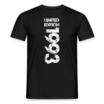 Limited Edition 1993 - Men's T-Shirt - black - Front - AI Model Male 178 light (178cm)