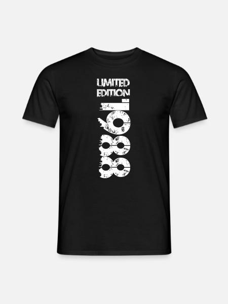 Édition limitée 1988 - T-shirt homme - noir