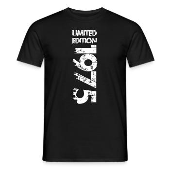Limited Edition 1975 - Men's T-Shirt - black - Front - AI Model Male 178 light (178cm)