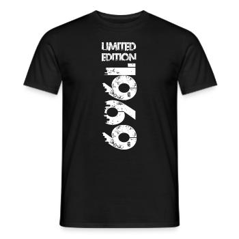 Édition limitée 1969 - T-shirt homme - noir - Devant - AI Model Male 178 light (178cm)