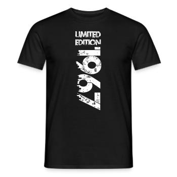 Édition limitée 1967 - T-shirt homme - noir - Devant - AI Model Male 178 light (178cm)
