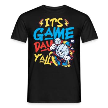 Volleyball Player Team It's Game - Männer T-Shirt - Schwarz - Vorne - AI Model Male 178 light (178cm)