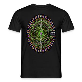 PARALLELUNIVERSUM Kapitel 3 721 - Männer T-Shirt - Schwarz - Vorne - AI Model Male 178 light (178cm)
