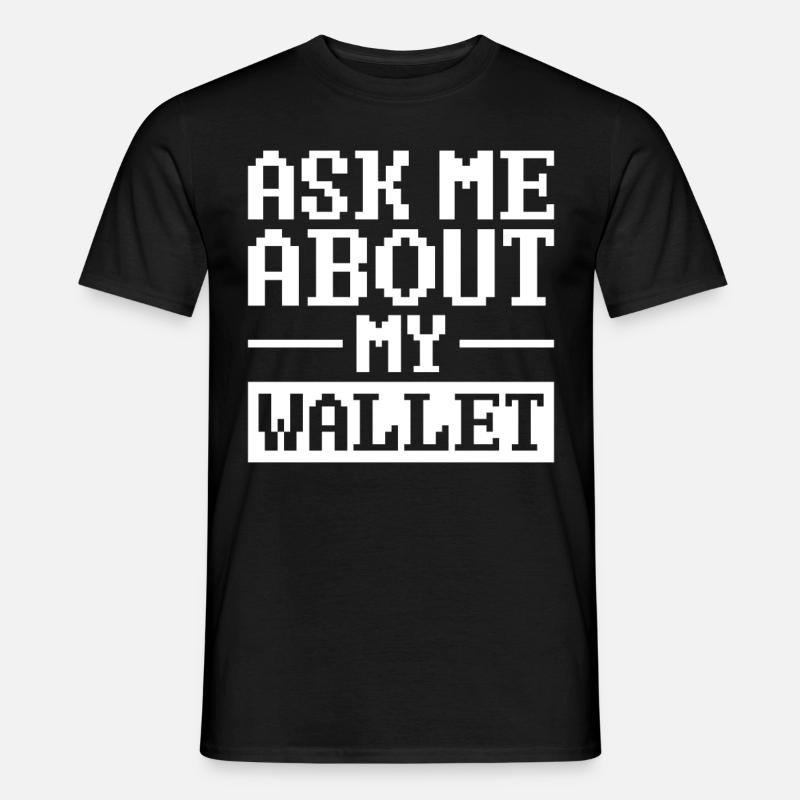 Crypto NFT Gift Cryptocurrency - Männer T-Shirt - Schwarz