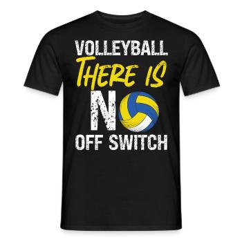 Volleyball Player Team Volleyball - Men's T-Shirt - black - Front - AI Model Male 178 light (178cm)