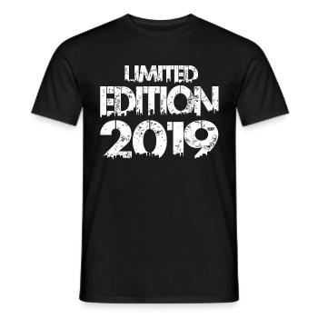 Édition limitée 2019 - T-shirt homme - noir - Devant - AI Model Male 178 light (178cm)