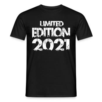 Limited Edition 2021 - Men's T-Shirt - black - Front - AI Model Male 178 light (178cm)