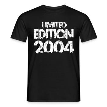 Limited Edition 2004 - Men's T-Shirt - black - Front - AI Model Male 178 light (178cm)