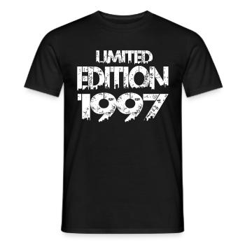 Limited Edition 1997 - Männer T-Shirt - Schwarz - Vorne - AI Model Male 178 light (178cm)