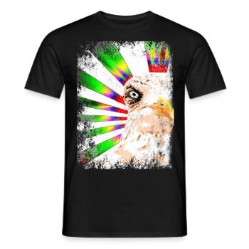 Moin Möwe Kapitän | Geschenkidee Colored - Männer T-Shirt - Schwarz - Vorne - AI Model Male 178 light (178cm)