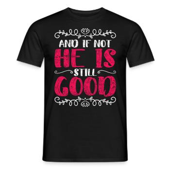 Vintage et sinon il est toujours bon Daniel 3 18 - T-shirt homme - noir - Devant - AI Model Male 178 light (178cm)