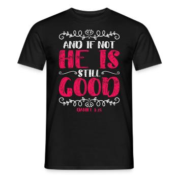 Vintage et sinon il est toujours bon Daniel 3 18 - T-shirt homme - noir - Devant - AI Model Male 178 light (178cm)