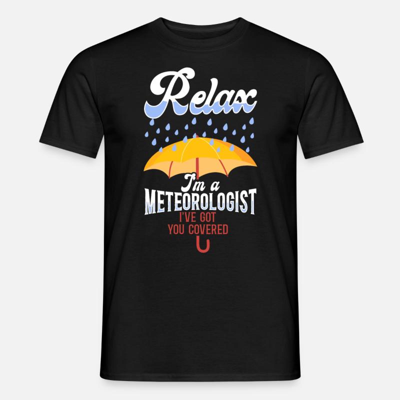Meteorologist Weather Forecast - Männer T-Shirt - Schwarz
