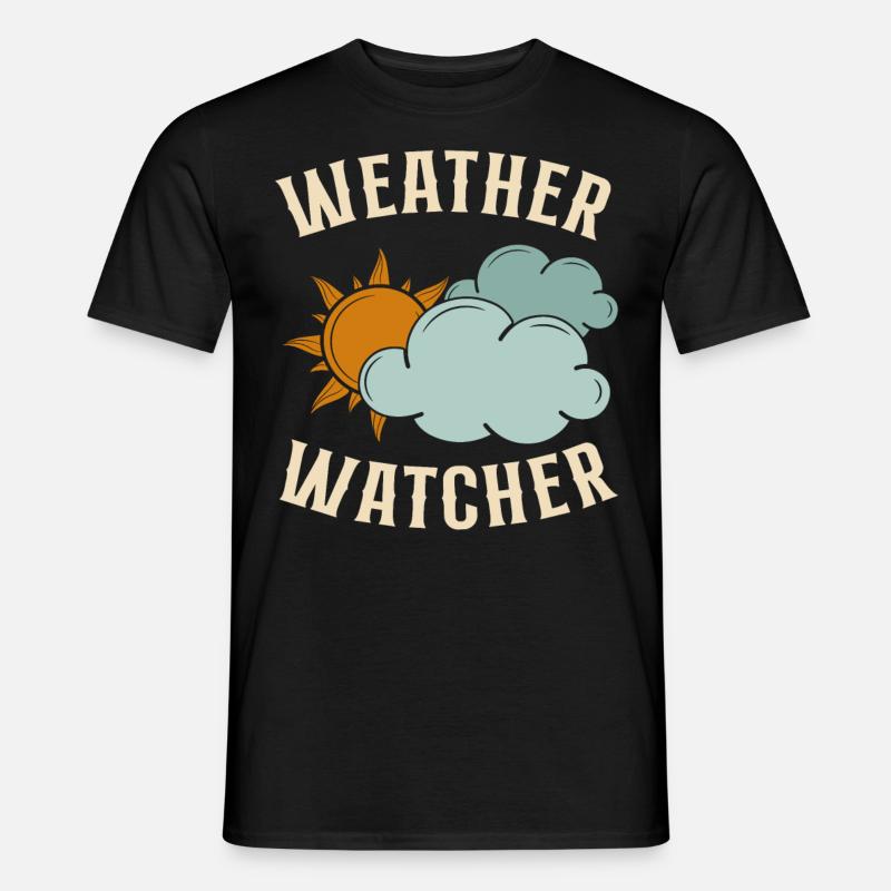 Meteorologist Weather Forecast - Männer T-Shirt - Schwarz