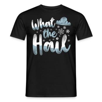 Météorologue Prévisions météorologiques - T-shirt homme - noir - Devant - AI Model Male 178 light (178cm)