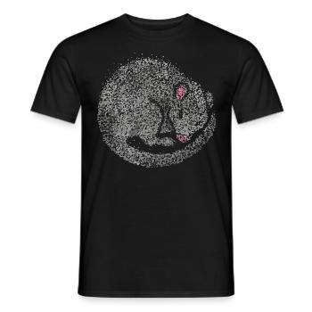 Rat Rat Breeders Rat Lovers Pet - Men's T-Shirt - black - Front - AI Model Male 178 light (178cm)