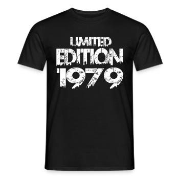 Limited Edition 1979 - Men's T-Shirt - black - Front - AI Model Male 178 light (178cm)