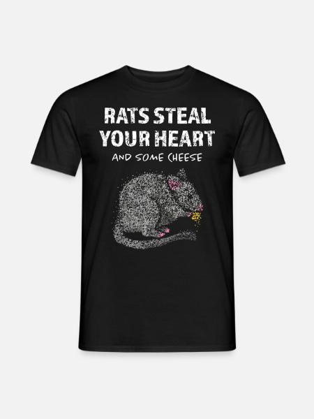 Rat Rats Rat Owner Rat Lover - Men's T-Shirt - black