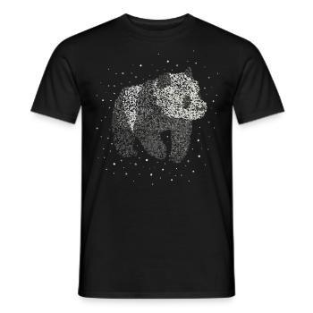 Panda Panda Bear Pandas Panda Bears Zoo Animal Gift - Men's T-Shirt - black - Front - AI Model Male 178 light (178cm)