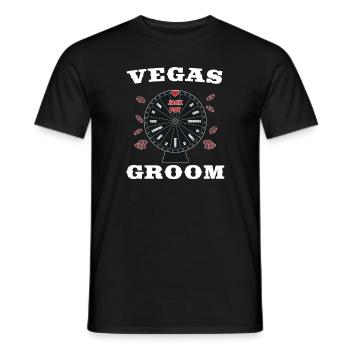 Las Vegas Groom Squad Vegas Mariage - T-shirt homme - noir - Devant - AI Model Male 178 light (178cm)