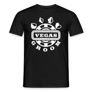 Las Vegas Groom Squad Vegas Mariage - T-shirt homme - noir - Devant - AI Model Male 178 light (178cm)