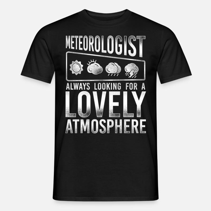 Meteorologist Weather Forecast - Männer T-Shirt - Schwarz