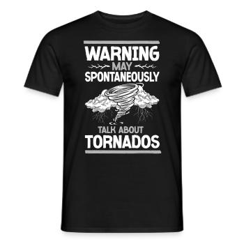 Storm Chaser Hurricane Meteorology - Männer T-Shirt - Schwarz - Vorne - AI Model Male 178 light (178cm)