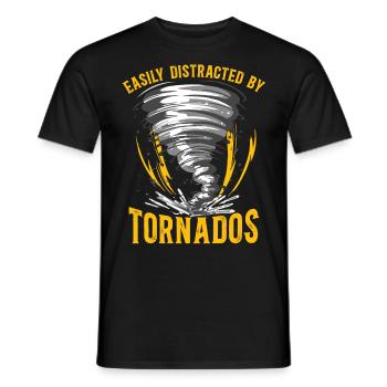 Storm Chaser Hurricane Meteorology - Männer T-Shirt - Schwarz - Vorne - AI Model Male 178 light (178cm)