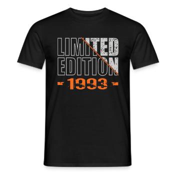 Limited Edition 1993 - Men's T-Shirt - black - Front - AI Model Male 178 light (178cm)
