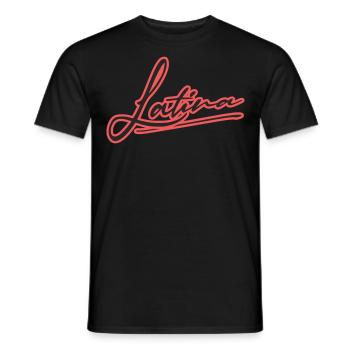latina latin frau power sommer beach sexy - Männer T-Shirt - Schwarz - Vorne - AI Model Male 178 light (178cm)