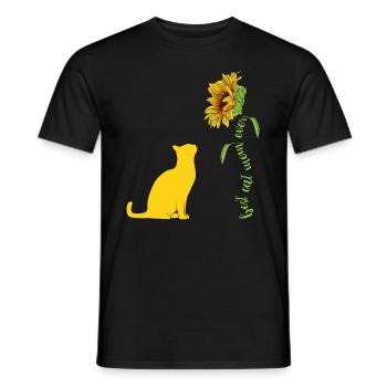 Meilleure maman de chat de tous les temps - T-shirt homme - noir - Devant - AI Model Male 178 light (178cm)