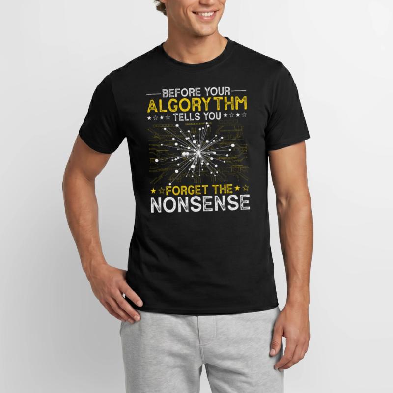 Artificial Intelligence Algorithm Programmer Men's T-Shirt