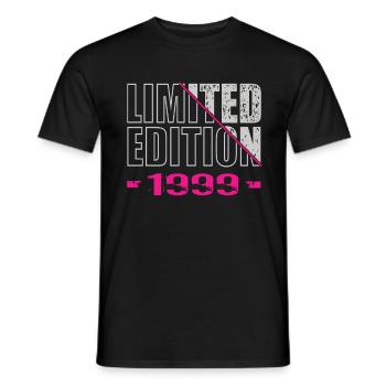 Limited Edition 1999 - Männer T-Shirt - Schwarz - Vorne - AI Model Male 178 light (178cm)