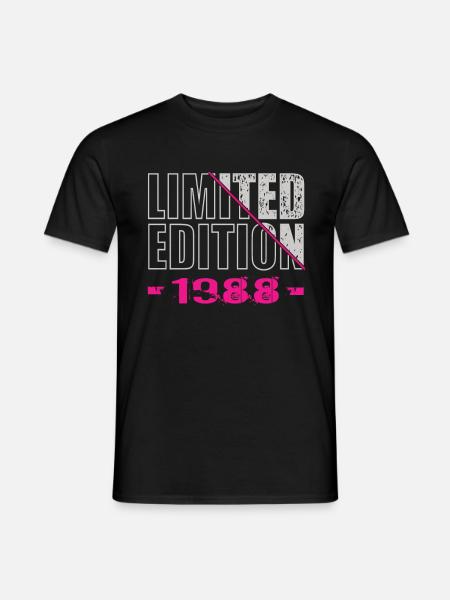 Édition limitée 1988 - T-shirt homme - noir