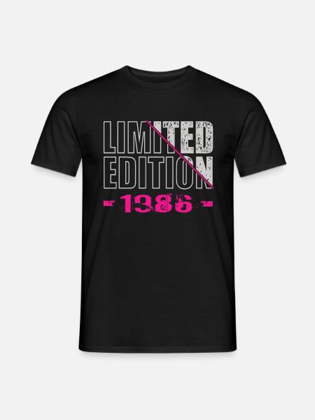 Édition limitée 1986 - T-shirt homme - noir
