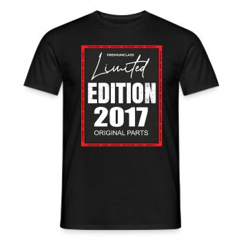 Édition limitée 2017 - T-shirt homme - noir - Devant - AI Model Male 178 light (178cm)