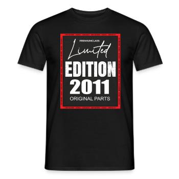 Limited Edition 2011 - Männer T-Shirt - Schwarz - Vorne - AI Model Male 178 light (178cm)