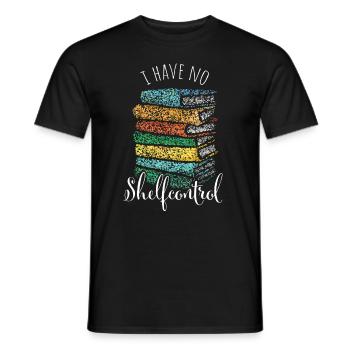 Shelfcontrol Buchclub Lesen Bücher Bibliothek - Männer T-Shirt - Schwarz - Vorne - AI Model Male 178 light (178cm)