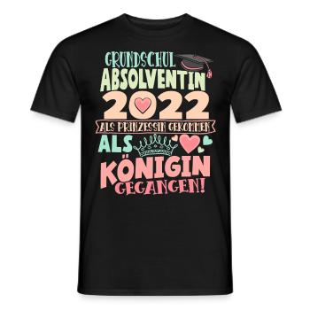 Grundschul Absolventin Abschluss Grundschule - Männer T-Shirt - Schwarz - Vorne - AI Model Male 178 light (178cm)