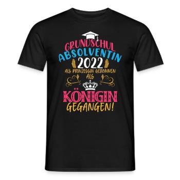 Grundschul Absolventin Abschluss Grundschule - Männer T-Shirt - Schwarz - Vorne - AI Model Male 178 light (178cm)