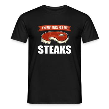 Grillen Grill BBQ Grillsaison Koch Grillkönig Gril - Männer T-Shirt - Schwarz - Vorne - AI Model Male 178 light (178cm)