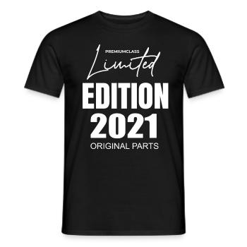 Limited Edition 2021 - Men's T-Shirt - black - Front - AI Model Male 178 light (178cm)