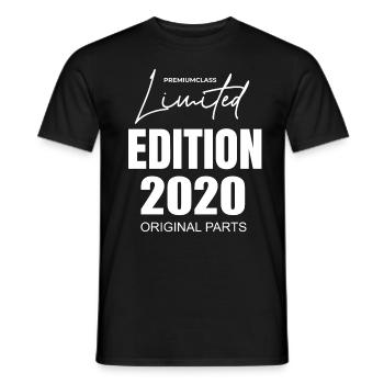 Limited Edition 2020 - Männer T-Shirt - Schwarz - Vorne - AI Model Male 178 light (178cm)