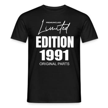 Limited Edition 1991 - Men's T-Shirt - black - Front - AI Model Male 178 light (178cm)